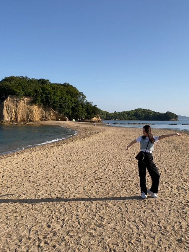 まるで天国？美しすぎる幻の砂浜👼⛱🤍【香川県・小豆島】