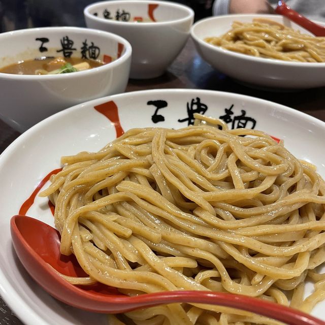 日本🇯🇵超扺deal人氣連鎖沾麵😻😻超濃魚介湯😌三豐麵