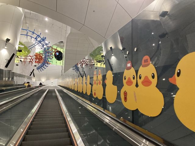 《🐤期間限定黃鴨主題車站🚇》