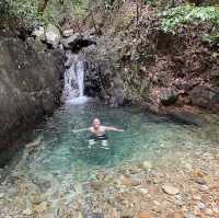 Swimming on a mountain 