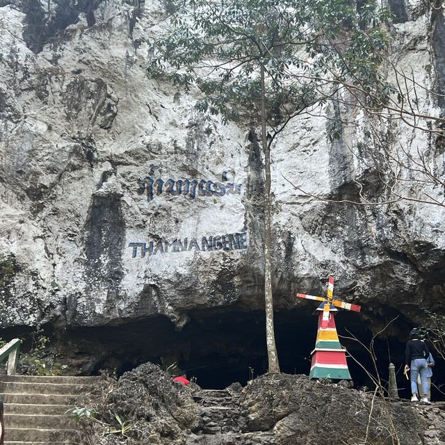 Tham Nang Aen Cave at Loas 🇱🇦