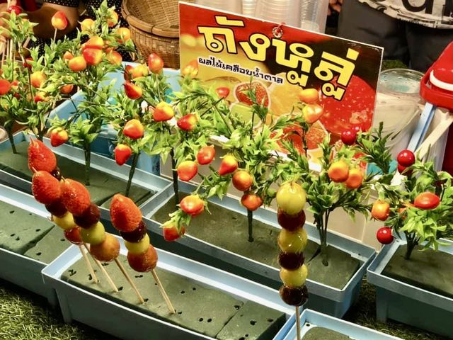 Street food experience at Khanchanaburi 