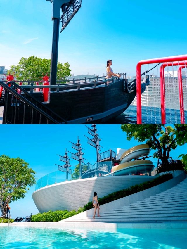  โรงแรมที่สระว่ายน้ำขนาดใหญ่พร้อมวิวทะเลพาโนรามา