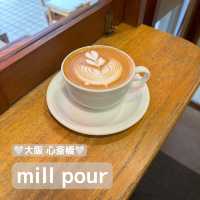 【カフェ巡り】大阪 心斎橋 mill pour 駅近 ラテアート日本チャンピオンが淹れるコーヒーでまったり