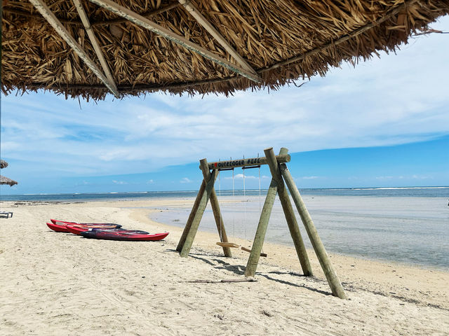 🏖️Soaking up the warm Fijian sun ☀️ 