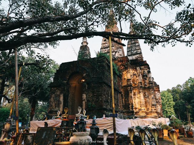 พระธาตุประจำปีมะเส็ง วัดเจ็ดยอด เชียงใหม่