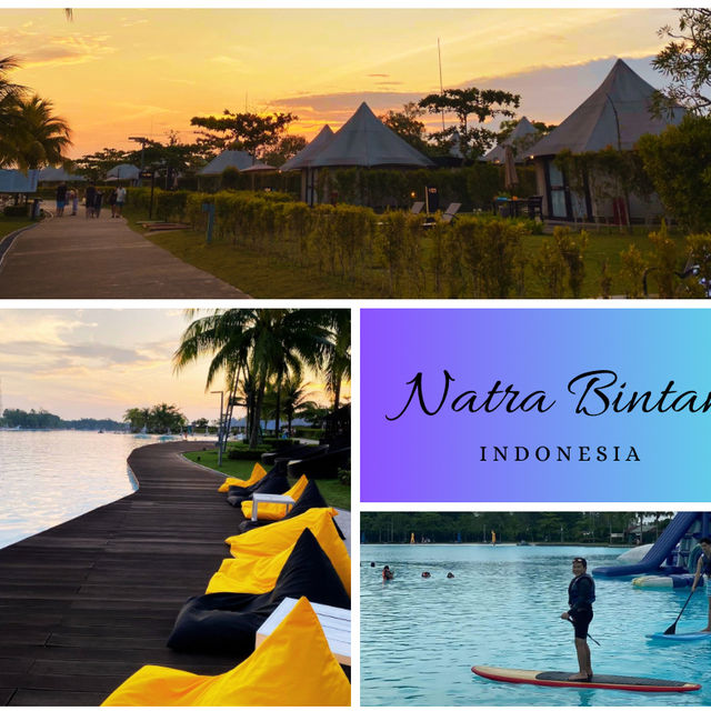 Glamping experience at Natra Bintan