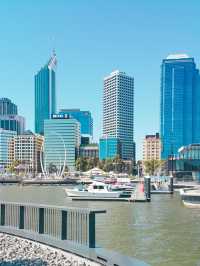 Iconic Bell Tower and Elizabeth Quay in Perth 🇦🇺