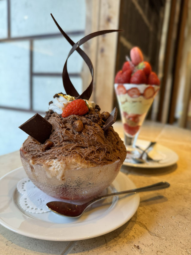 【福岡カフェ】週末は行列ができる人気スイーツカフェのかき氷が美味しすぎた🍧