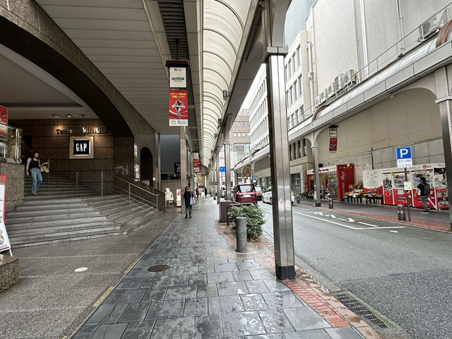 熊本市中央区。『駕町通り』