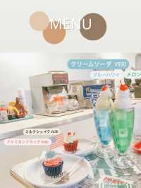【東京カフェ】まるで海外のアメリカンダイナー🇺🇸🍨