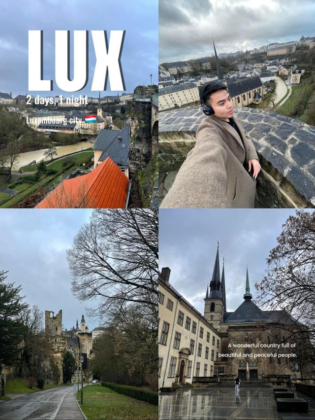 Luxembourg city walking tour 🇱🇺 