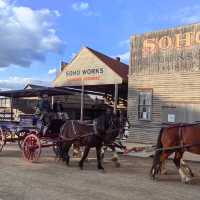 Gold town in Ballarat . Fall season