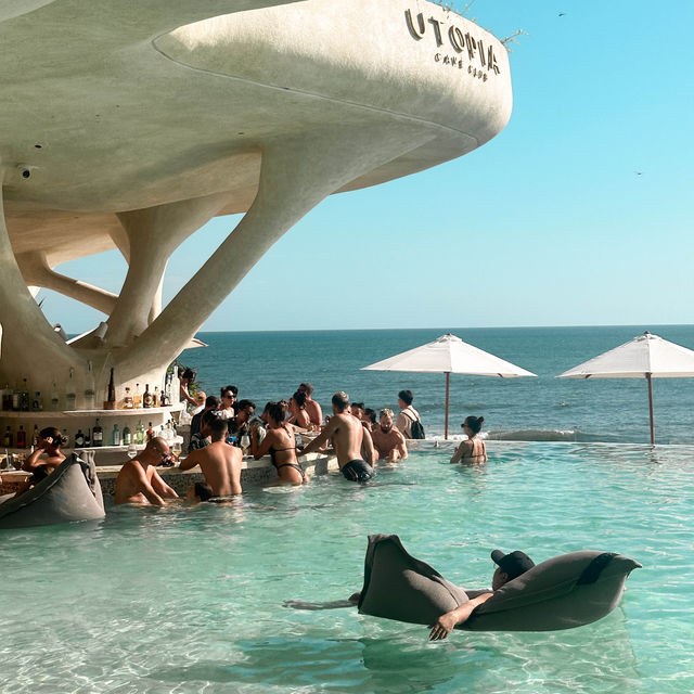 Bali’s Stylish Cave Bar with Pool Fun 🍹