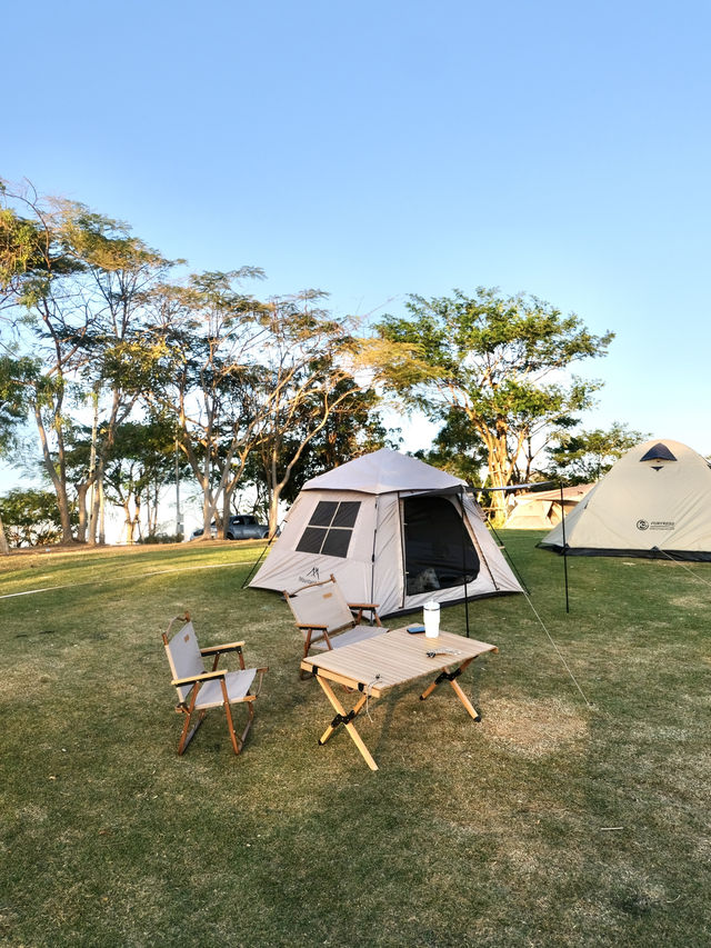 ลานกางเต็นท์สุดชิล ไร่ภูนับดาว มวกเหล็ก ⛺️🌲