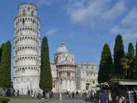 A tower with an angle, the Leaning Tower of Pisa