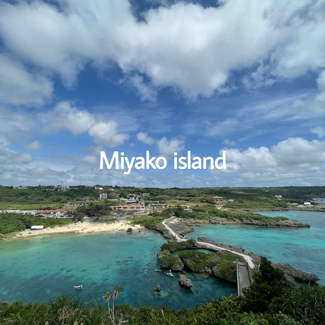 【沖縄/宮古島】エメラルドグリーンの海がみえる公園🩵💚