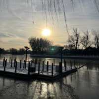 Gliding Through Winter: Ice Skating at Shi Cha Hai