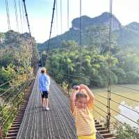 สะพานแขวนภูเขารูปหัวใจ 🩷