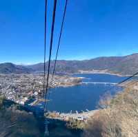河口湖纜車，俯瞰富士山壯麗美景