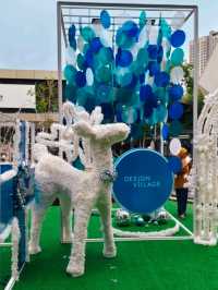 A Serene Blue Christmas at Design Village Penang