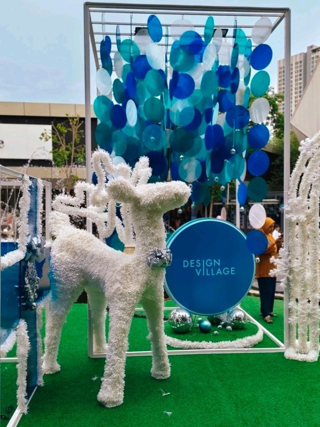 A Serene Blue Christmas at Design Village Penang