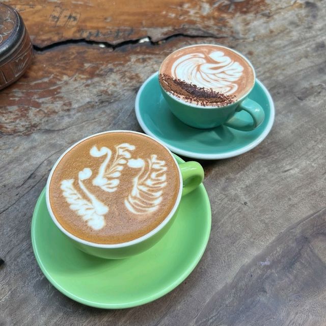 Fantastic coffee and food