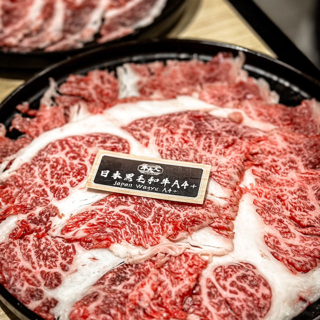 𓃒 又到火鍋時間！任點日本A4+黑毛和牛！