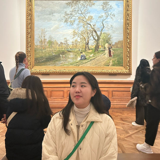 비엔나 다양한 미술 작품이 있는 벨베데레 상궁 👩‍🎨