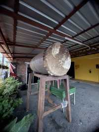 The calmness of the early morning in Kampung Kalai