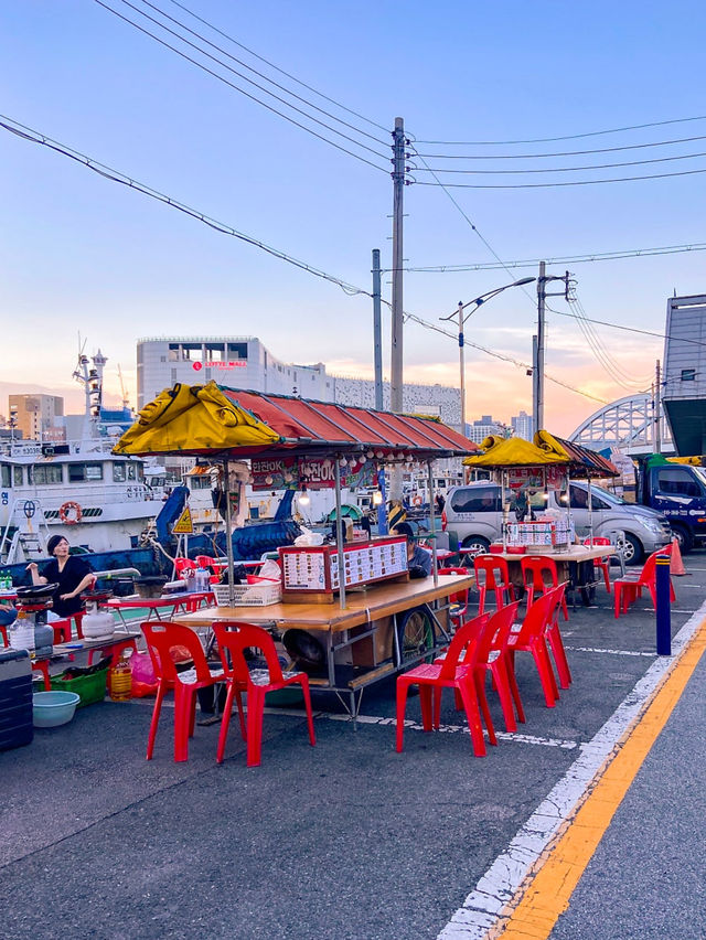 낭만 가득한 부산의 밤 “영도 포차거리”🍻🖤