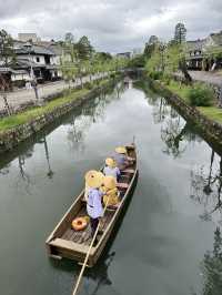 日本岡山-倉敷美觀：充滿歷史與藝術的美麗白牆與楊柳垂垂的小船慢活之趣
