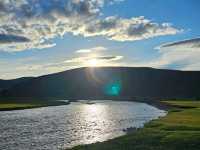 Just a real vacation on the riverbank, between heaven and earth.