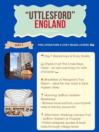 Uttlesford itinerary 🥽✈️