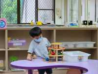 高雄三民兒福親子館，室內戶外都能讓小孩玩的開心