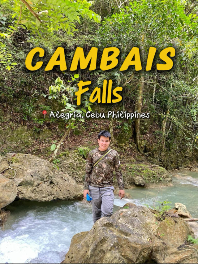 A Picturesque Two Tiered Waterfall located in the Lush of Hill in Alegria
