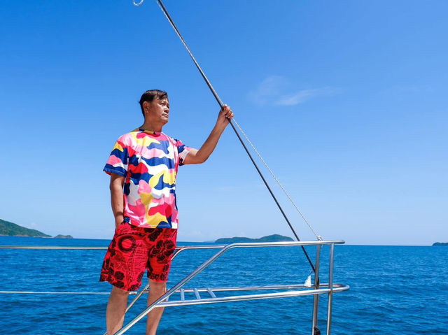 Golden hour in paradise—Phuket by yacht