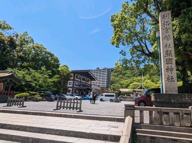 【鹿児島】大きな鳥居の照國神社でお参り
