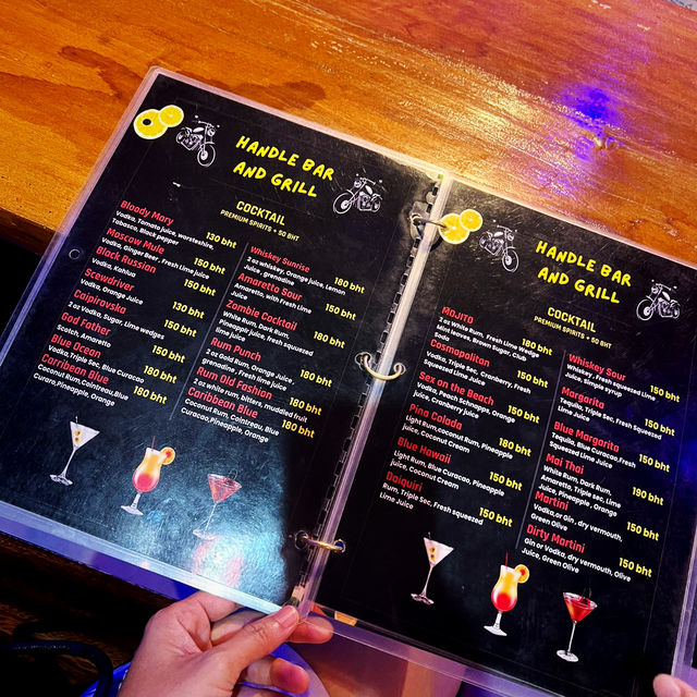 Handlebar and Grill หาดทุ่งวัวแล่น