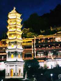 Nightlife in Fenghuang Ancient Town: A Dream by the River