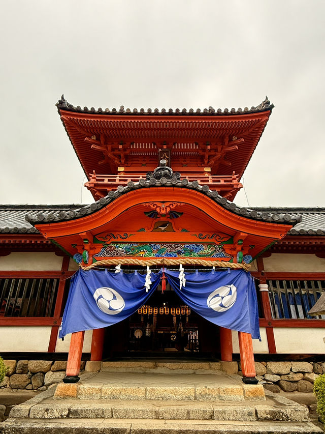 松山｜日本三大八幡造建築 伊佐爾波神社的「必中」傳說
