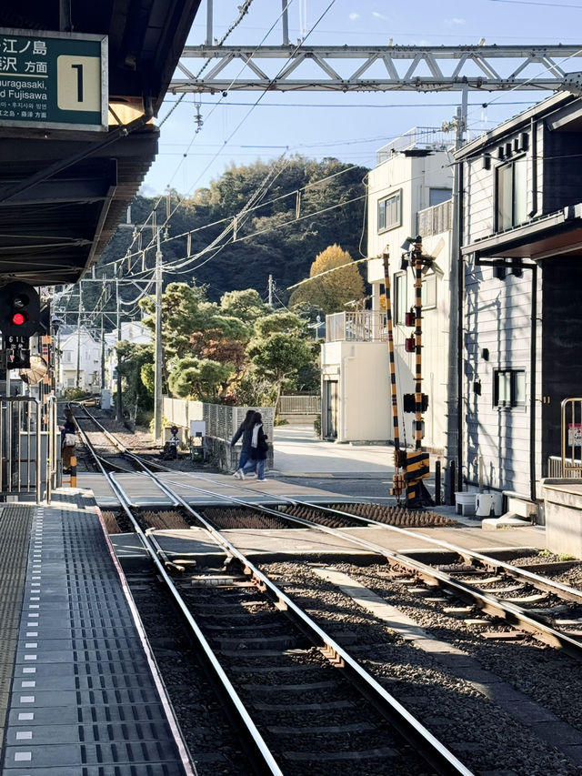 Kamakura  กับรถไฟสีเขียว Enoden ในตำนาน 🚃