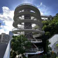 🌀 Xiamen’s Spiral Walkway: Where Futuristic Design Meets Mountain & Sea Views!