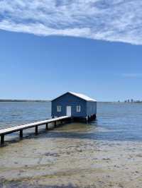 💙 Perth’s Iconic Blue Boat House: Simplicity Meets Serenity 🛶🌊