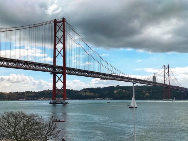 Admiring the Grandeur of Ponte 25 de Abril