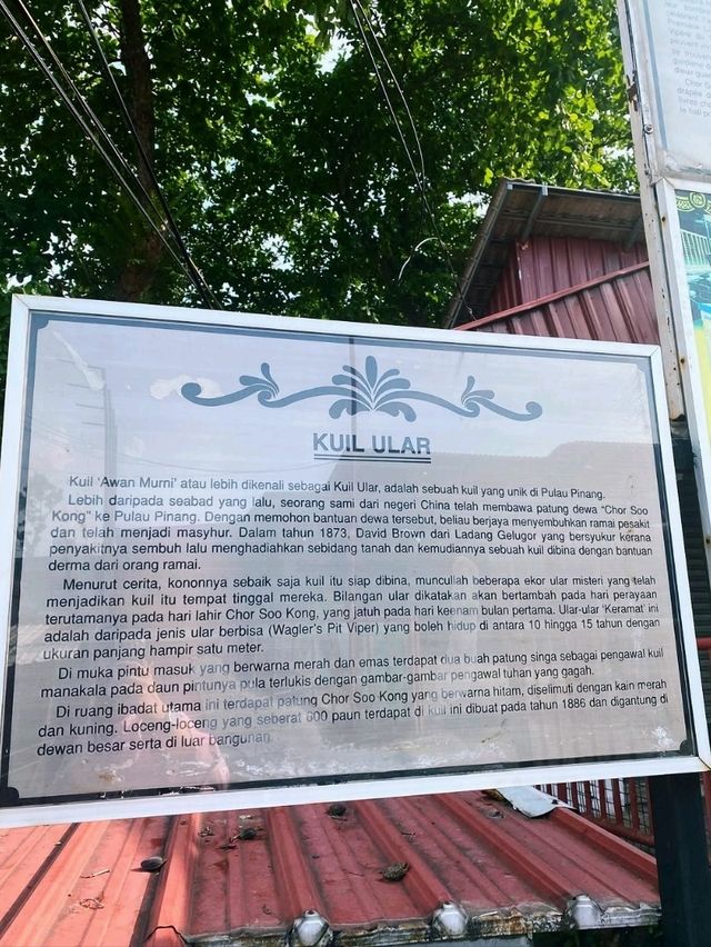 Snake Temple in Penang