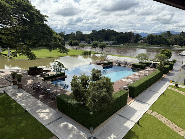 🌳โรงแรม เลอ เมอริเดียน พักผ่อนริมแม่น้ำกก