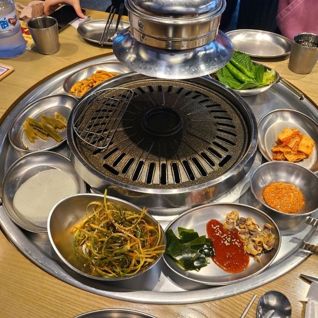 인천 영종도 맛집)쟁반집8292 - 하늘도시 고기집, 삼겹살 맛집