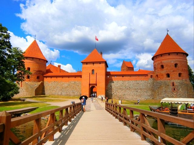 【リトアニア🇱🇹】湖に浮かぶ城🏰トラカイ島城