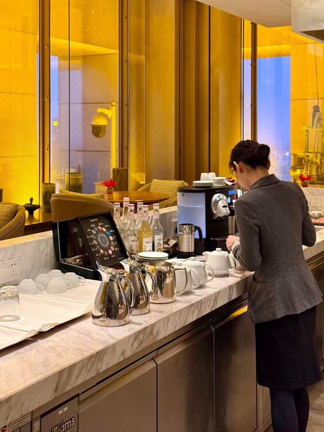 Club Lounge โรงแรม Park Hyatt Beijing 